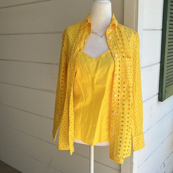 J CREW Eyelet Shirt - Picture 7 of 10